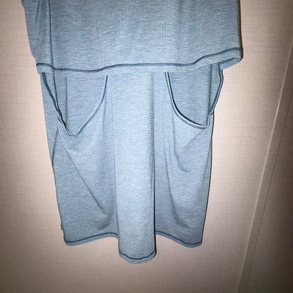 Lululemon Pushing Limits Muscle Tank in Heathered Seascape - Picture 6 of 8